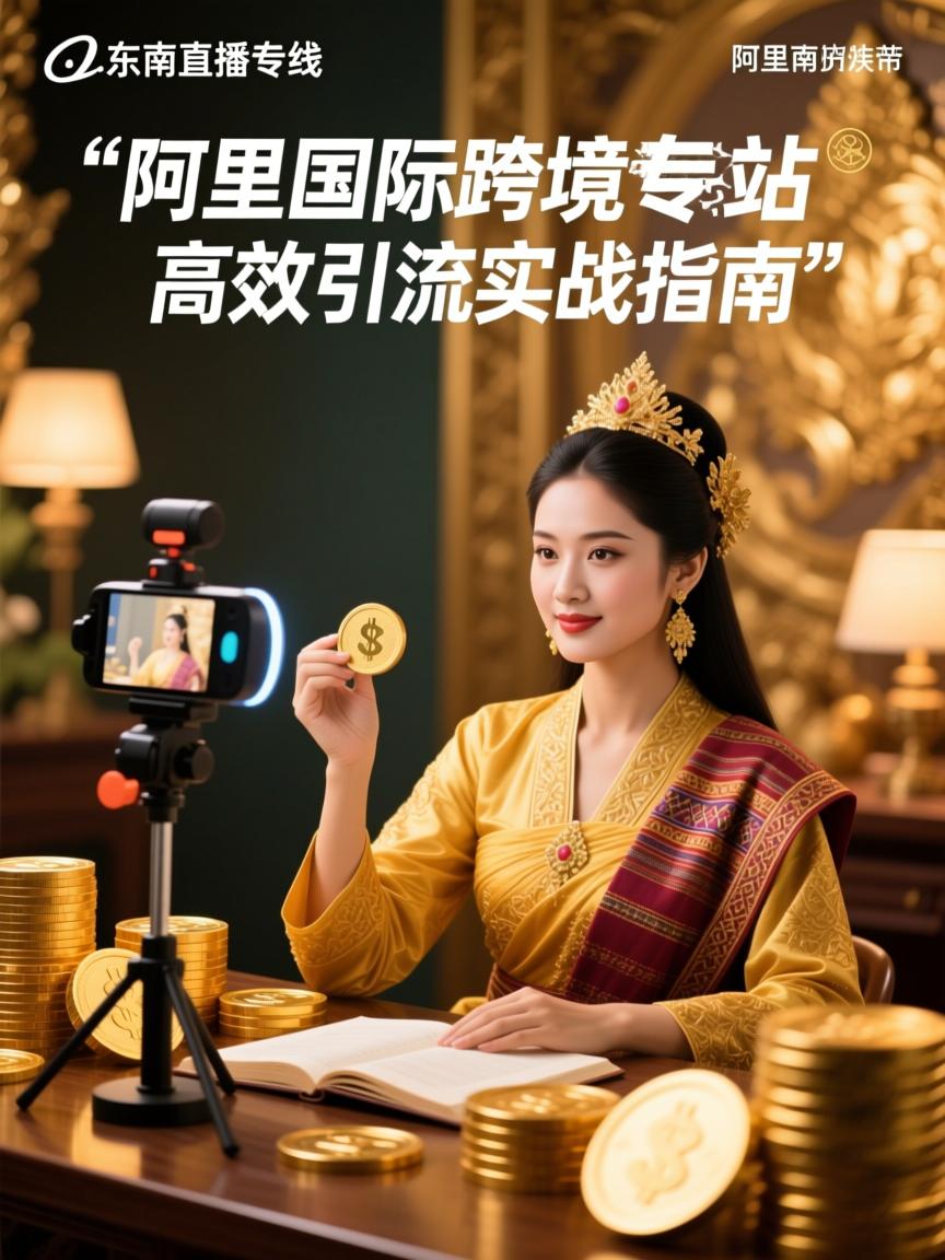 东南亚跨境直播专线,阿里国际站高效引流实战指南