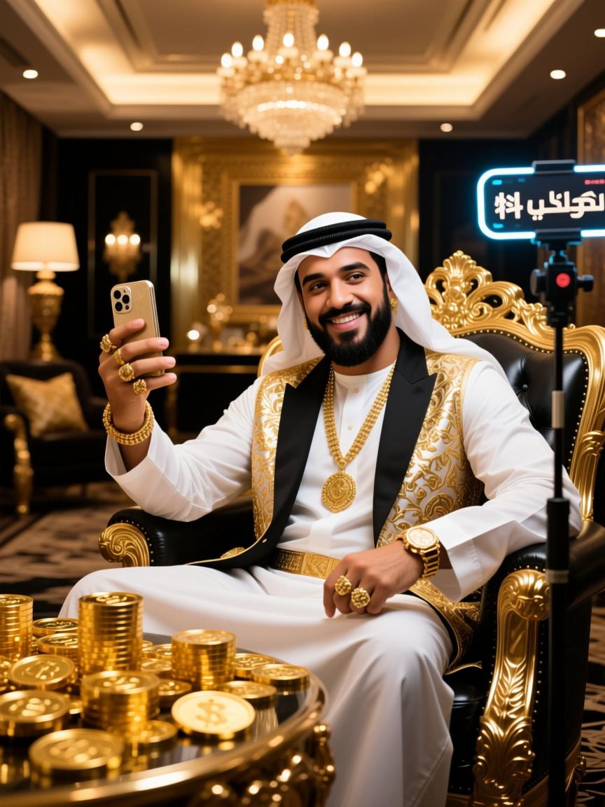 中东土豪豪横宠粉!快手直播专线引爆打赏狂欢