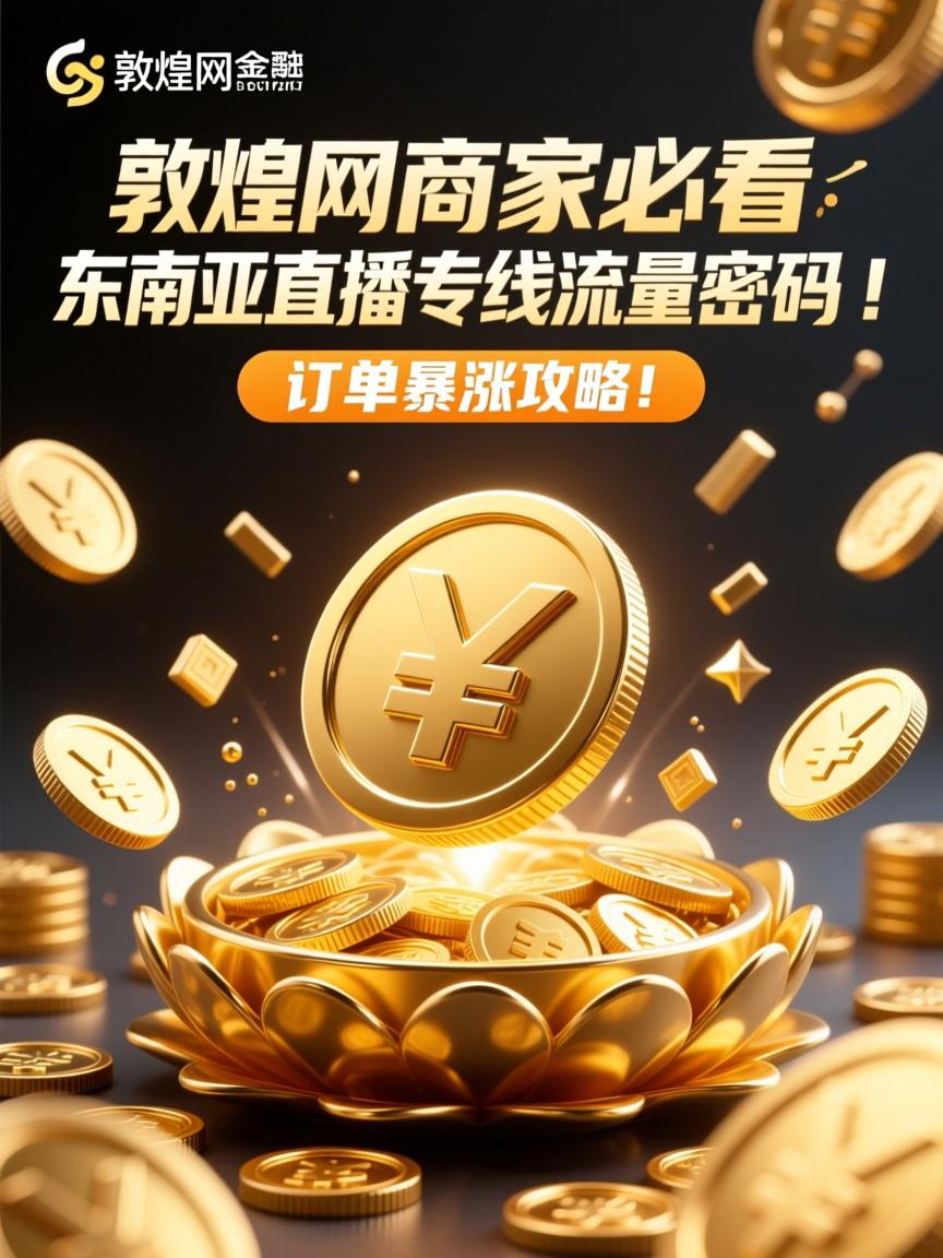 敦煌网商家必看,东南亚直播专线流量密码,订单暴涨攻略!