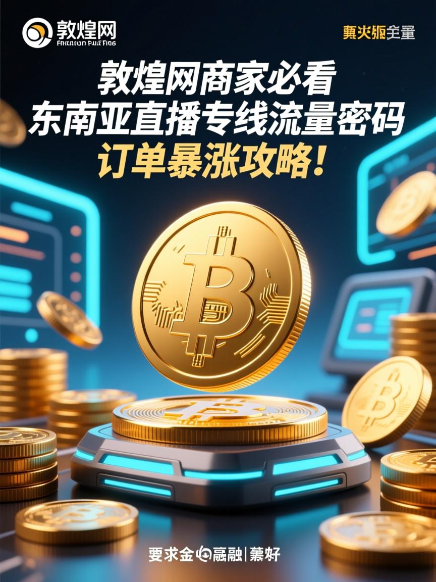 敦煌网商家必看,东南亚直播专线流量密码,订单暴涨攻略!