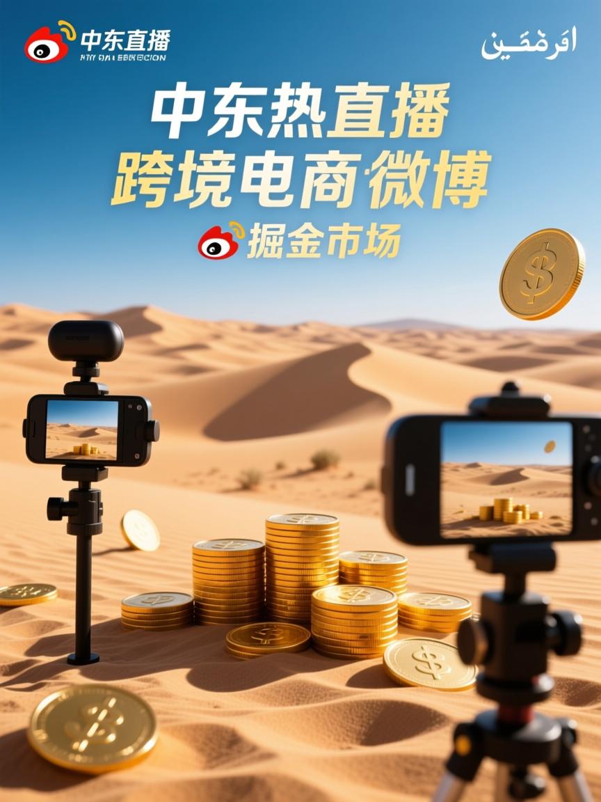 中东直播热潮,跨境电商如何通过微博直播掘金沙漠市场
