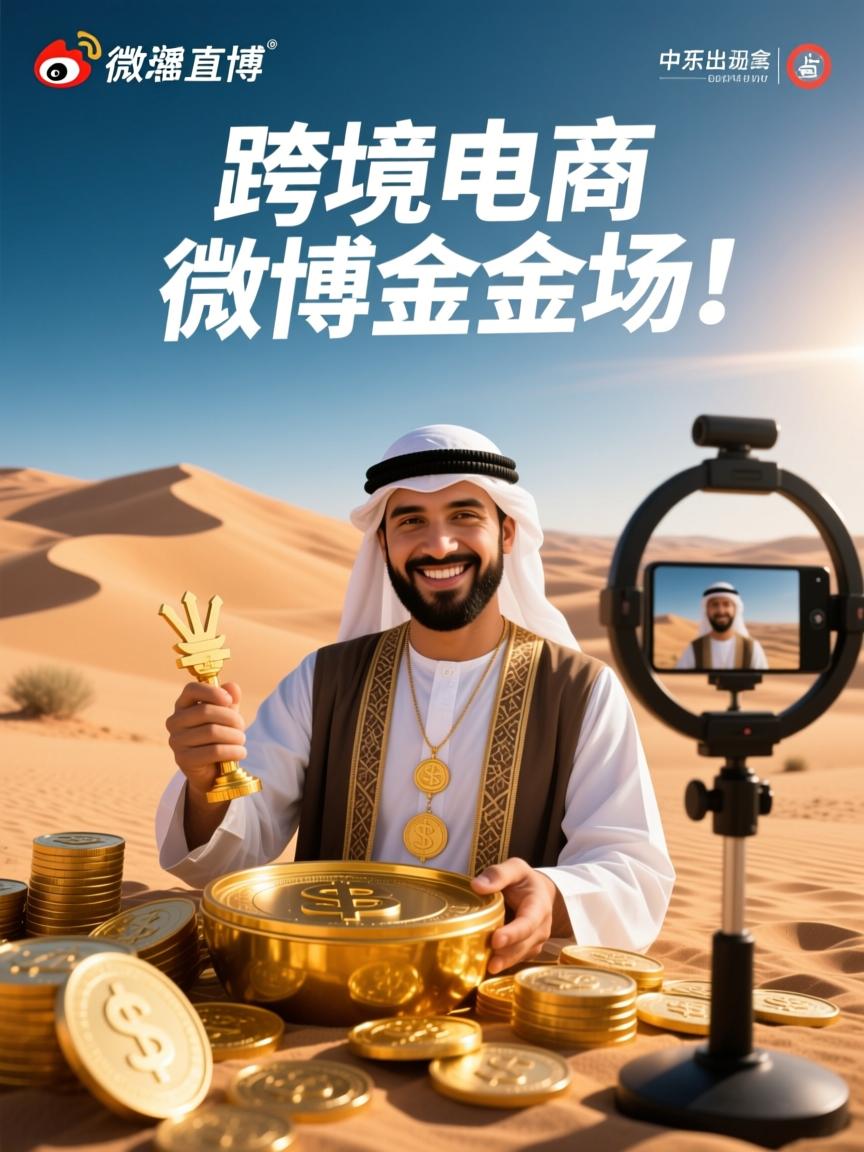 中东直播热潮,跨境电商如何通过微博直播掘金沙漠市场