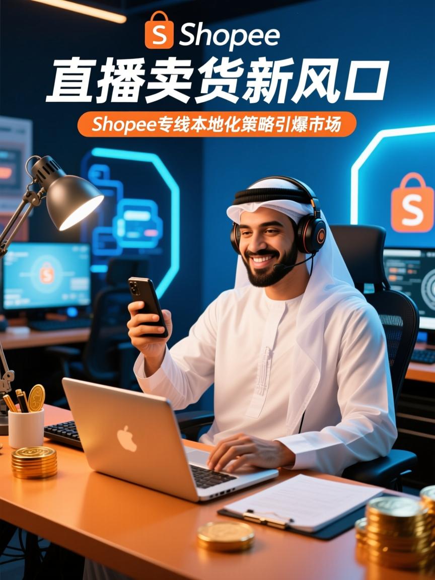 中东直播带货新风口,Shopee专线本地化策略引爆市场