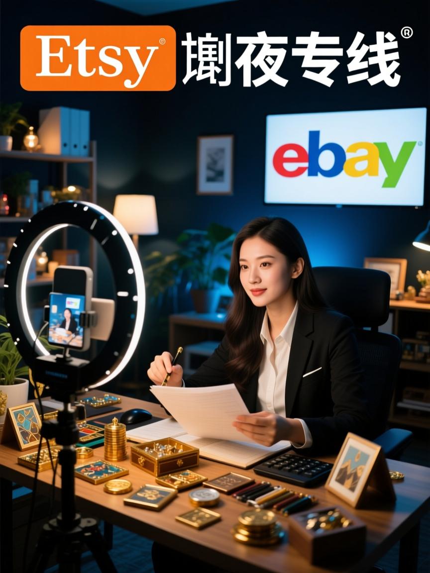 揭秘Etsy直播专线，深夜剁手小众宝藏的神秘买家与跨境电商欧美平台eBay解析
