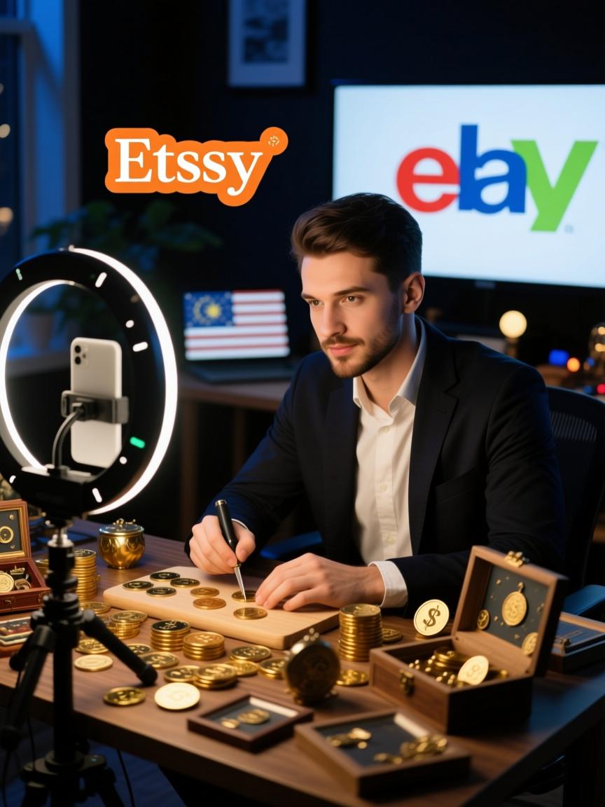 揭秘Etsy直播专线,深夜剁手小众宝藏的神秘买家与跨境电商欧美平台eBay解析