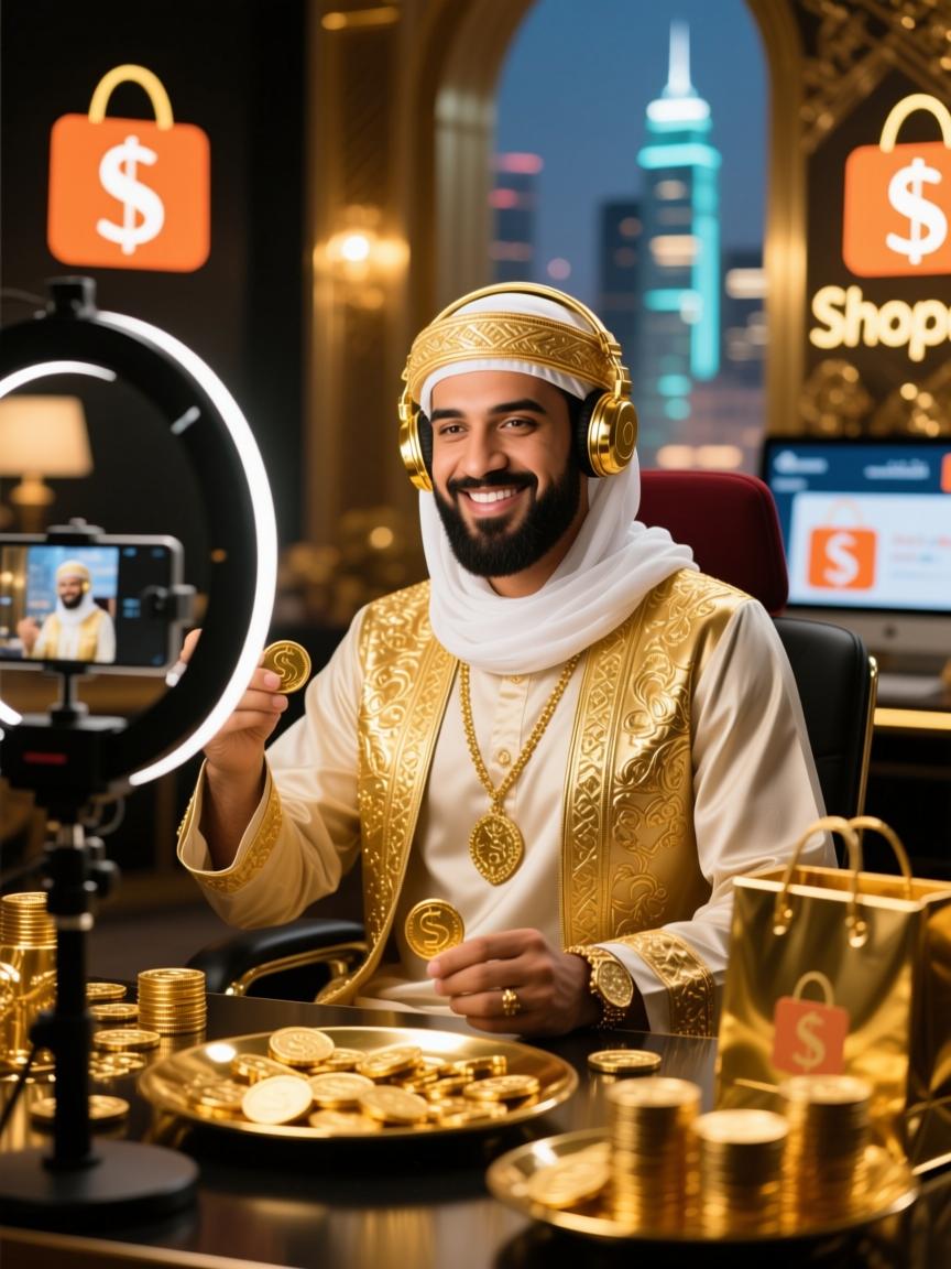 中东Shopee直播黄金时段攻略,精准捕捉土豪购物高峰,避开流量低谷!