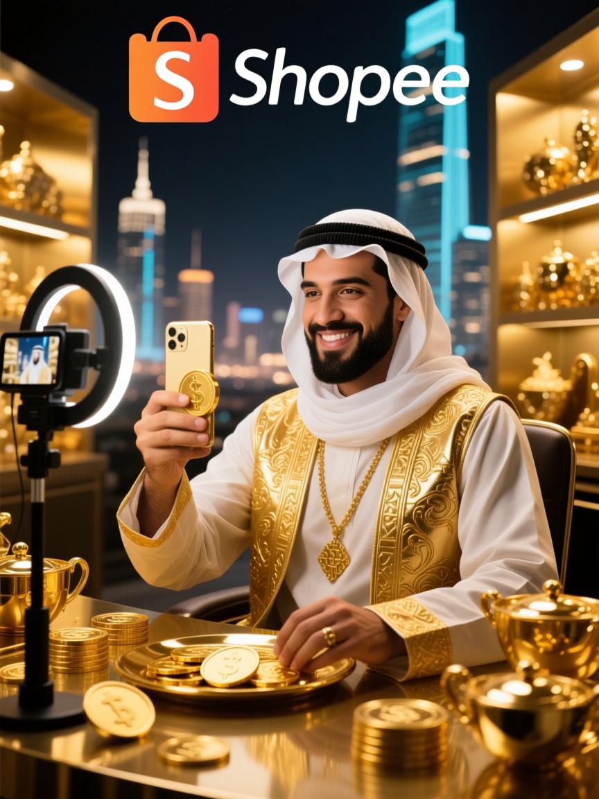 中东Shopee直播黄金时段攻略,精准捕捉土豪购物高峰,避开流量低谷!