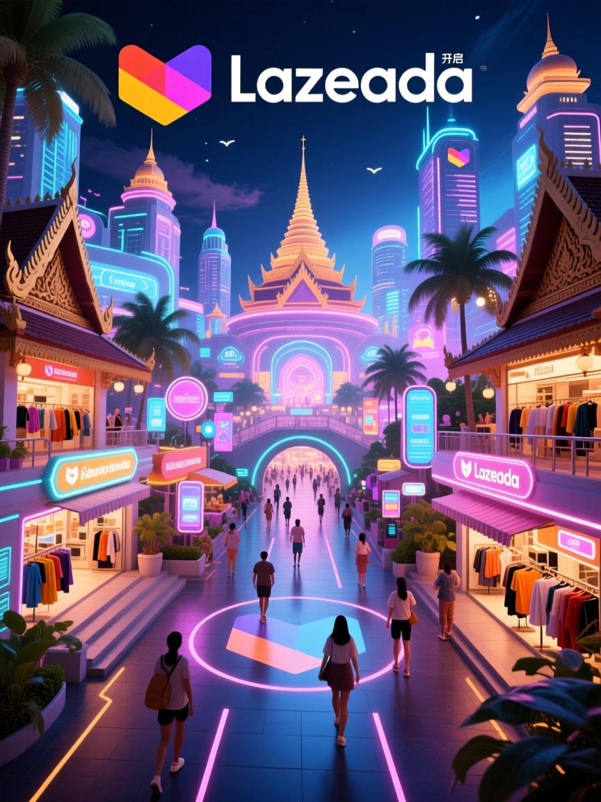 开启Lazeada东南亚奇幻购物之旅，东南亚直播城位置揭秘！