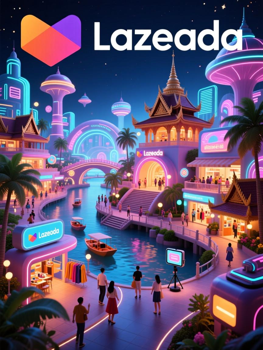 开启Lazeada东南亚奇幻购物之旅,东南亚直播城位置揭秘!