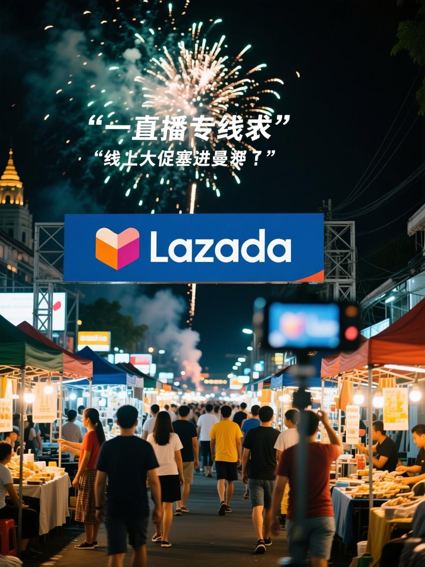 一条直播专线，把 Lazada 的线上大促塞进曼谷夜市的烟火里