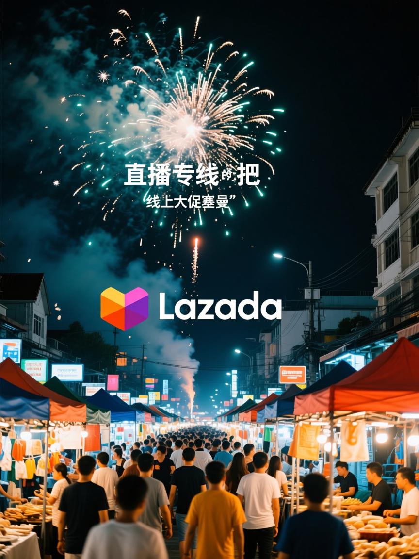 一条直播专线,把 Lazada 的线上大促塞进曼谷夜市的烟火里