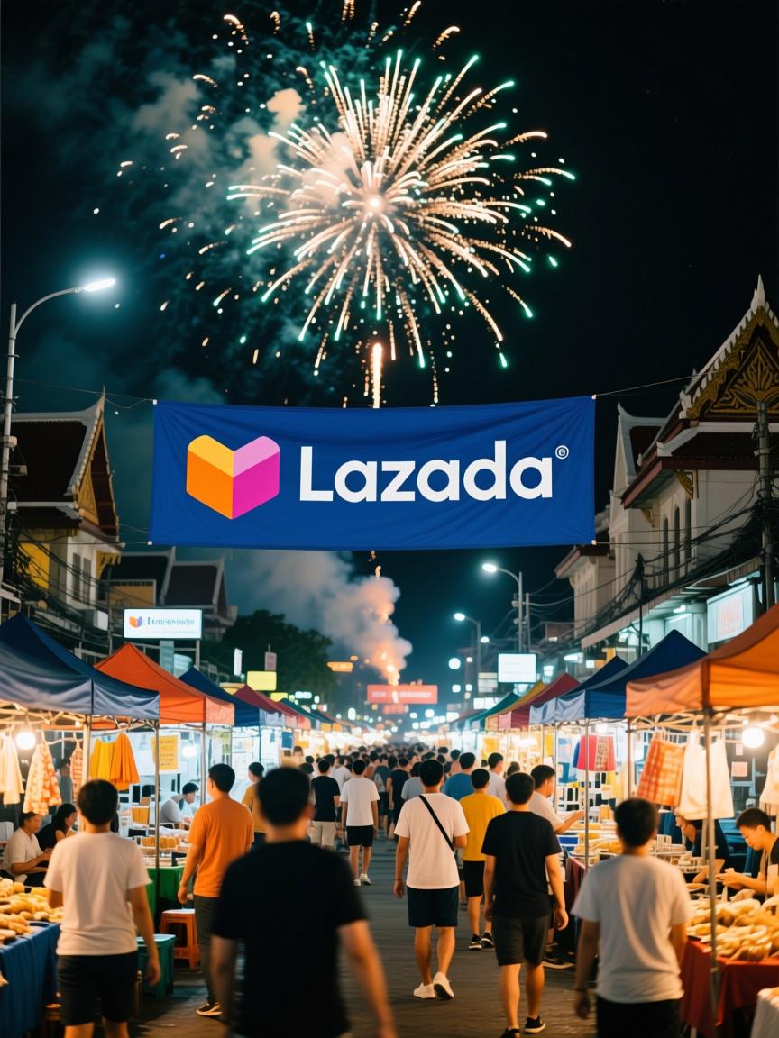 一条直播专线,把 Lazada 的线上大促塞进曼谷夜市的烟火里