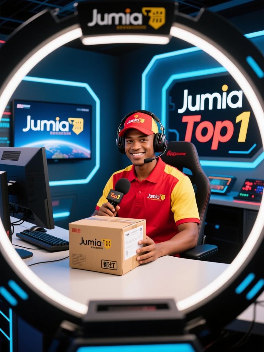 赤道边开播，黑五Top1，Jumia直播间里连快递小哥都红了