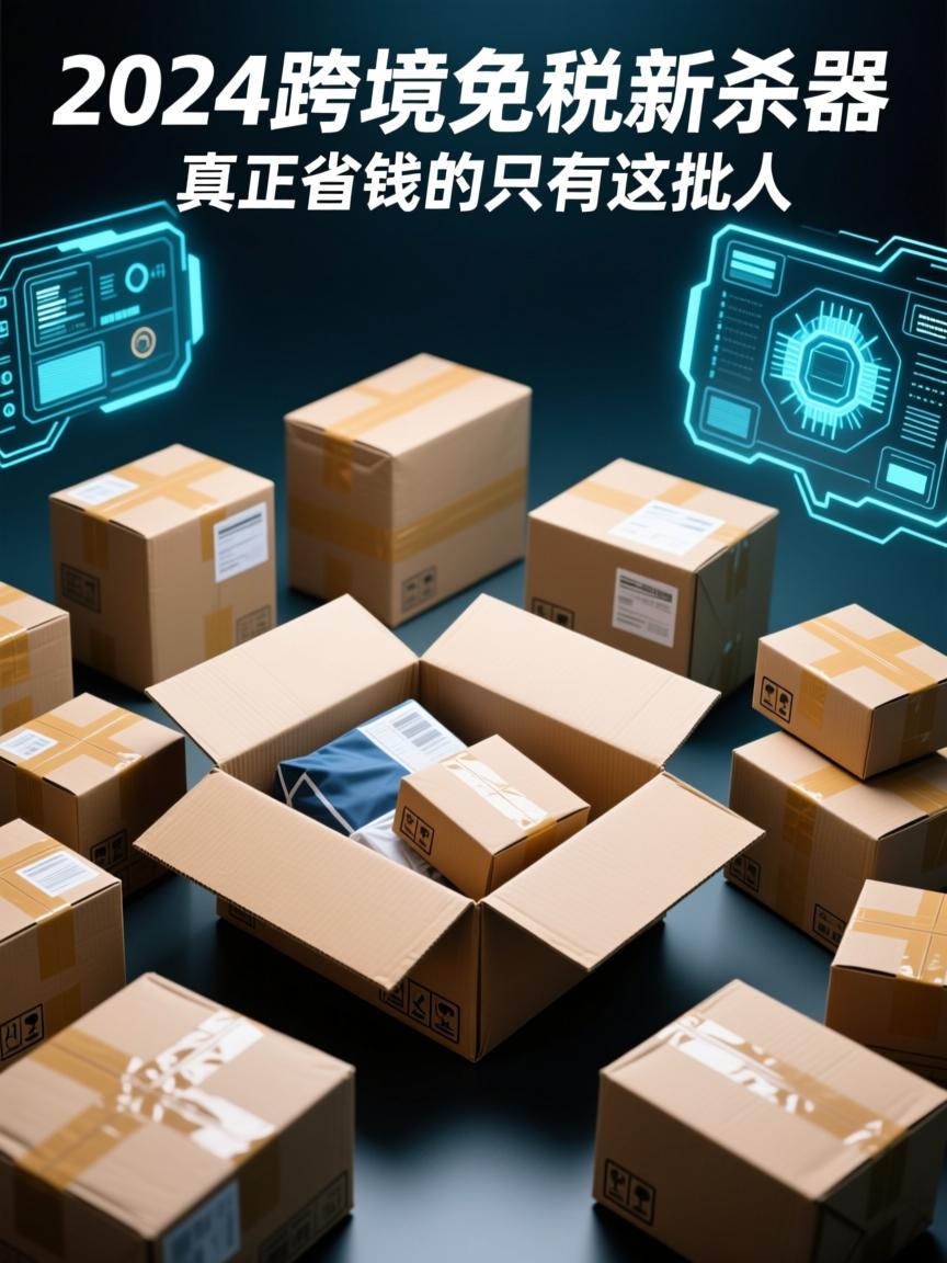 2024跨境免税新杀器，我拆完10个包裹发现，真正省钱的只有这批人
