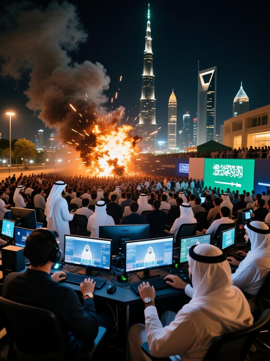 30万人深夜冲爆沙特直播间，中东带宽野路子撕开利雅得凌晨口子