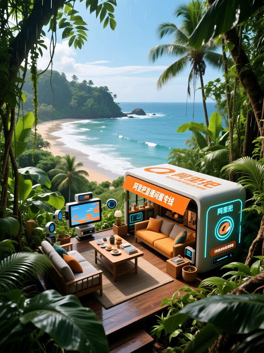 阿里把直播间搬进雨林，一条东南亚专线，让中国小商品吹进巴厘岛的海风