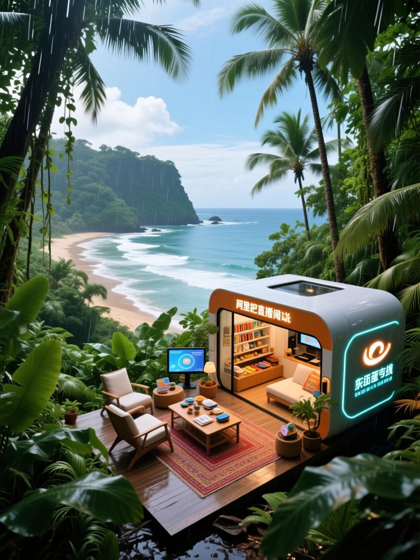 阿里把直播间搬进雨林,一条东南亚专线,让中国小商品吹进巴厘岛的海风