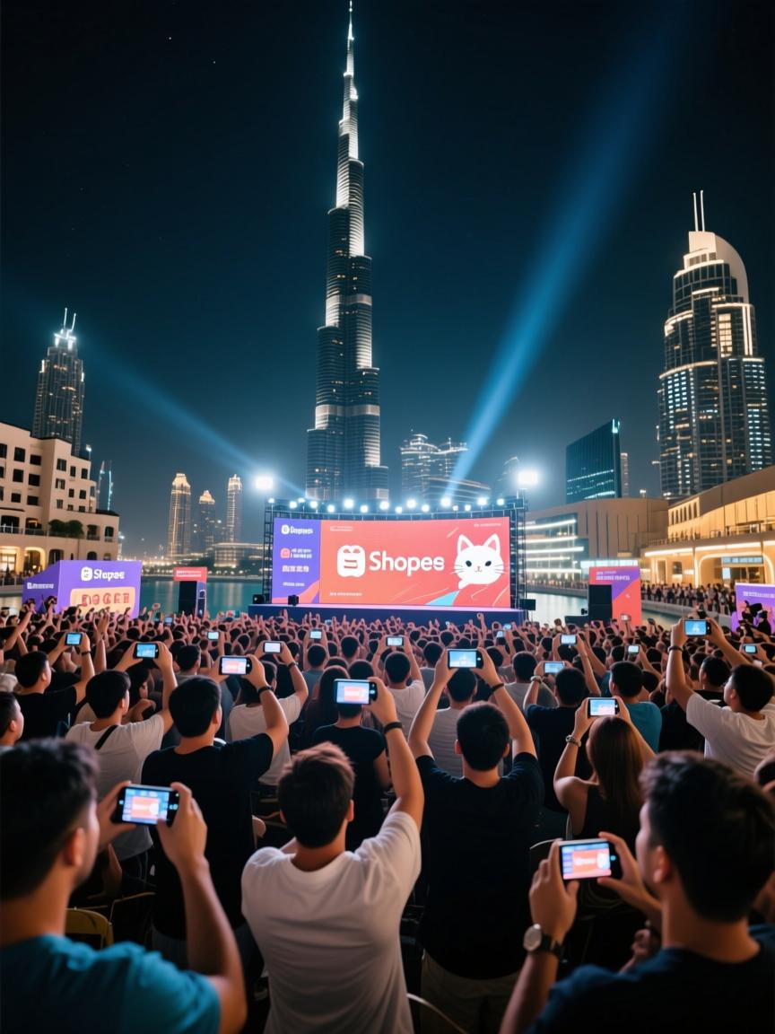 迪拜凌晨2点上播爆单！中东Shopee夜猫子粉丝节全程复盘，翻车、回血与48小时冲榜实录