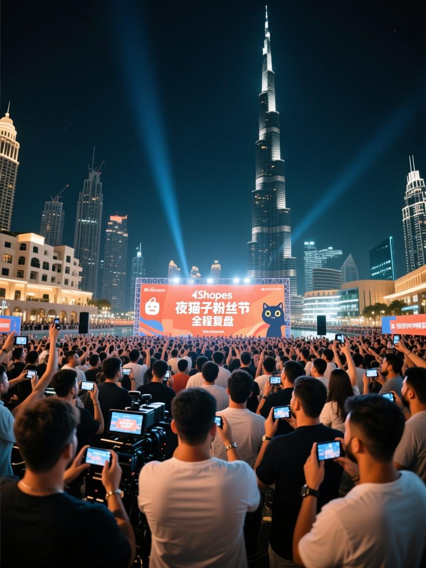 迪拜凌晨2点上播爆单!中东Shopee夜猫子粉丝节全程复盘,翻车、回血与48小时冲榜实录