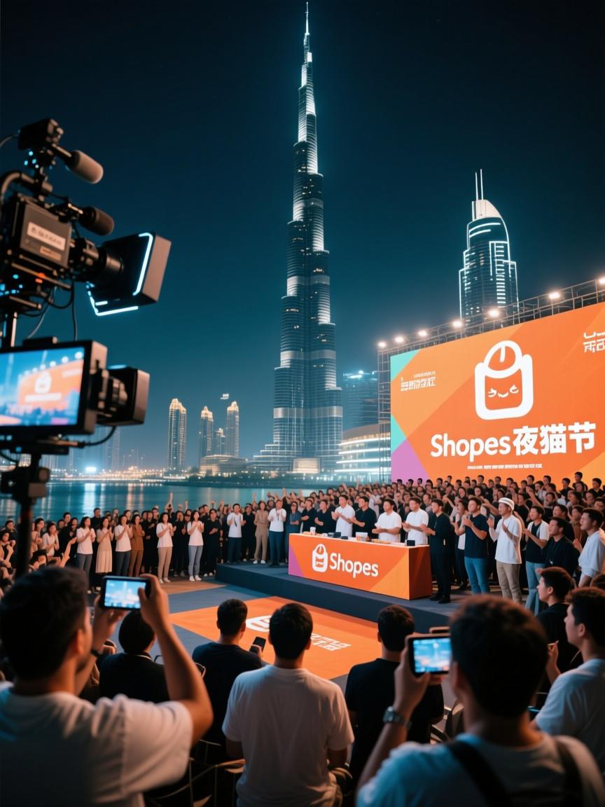 迪拜凌晨2点上播爆单!中东Shopee夜猫子粉丝节全程复盘,翻车、回血与48小时冲榜实录