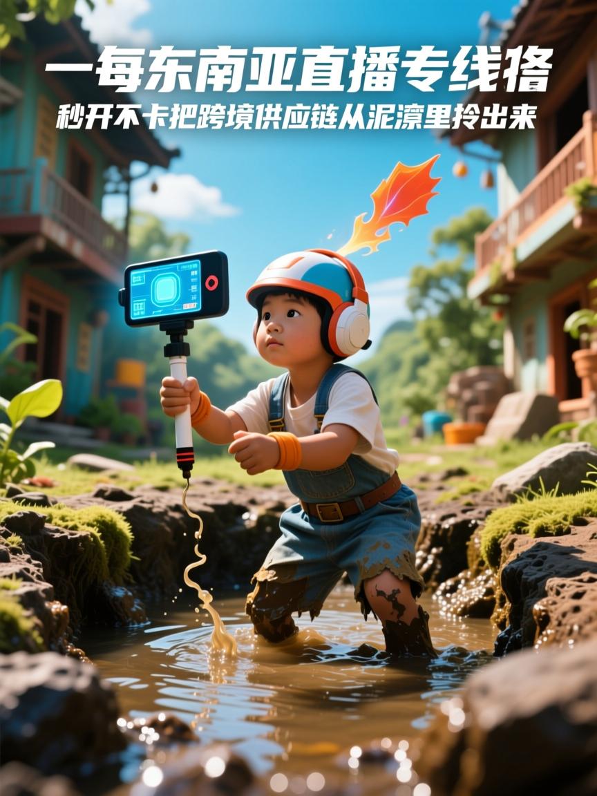 一条东南亚直播专线,秒开不卡把跨境供应链从泥潭里拎出来