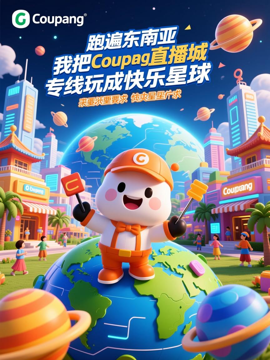 跑遍东南亚直播城，我把Coupang专线玩成快乐星球