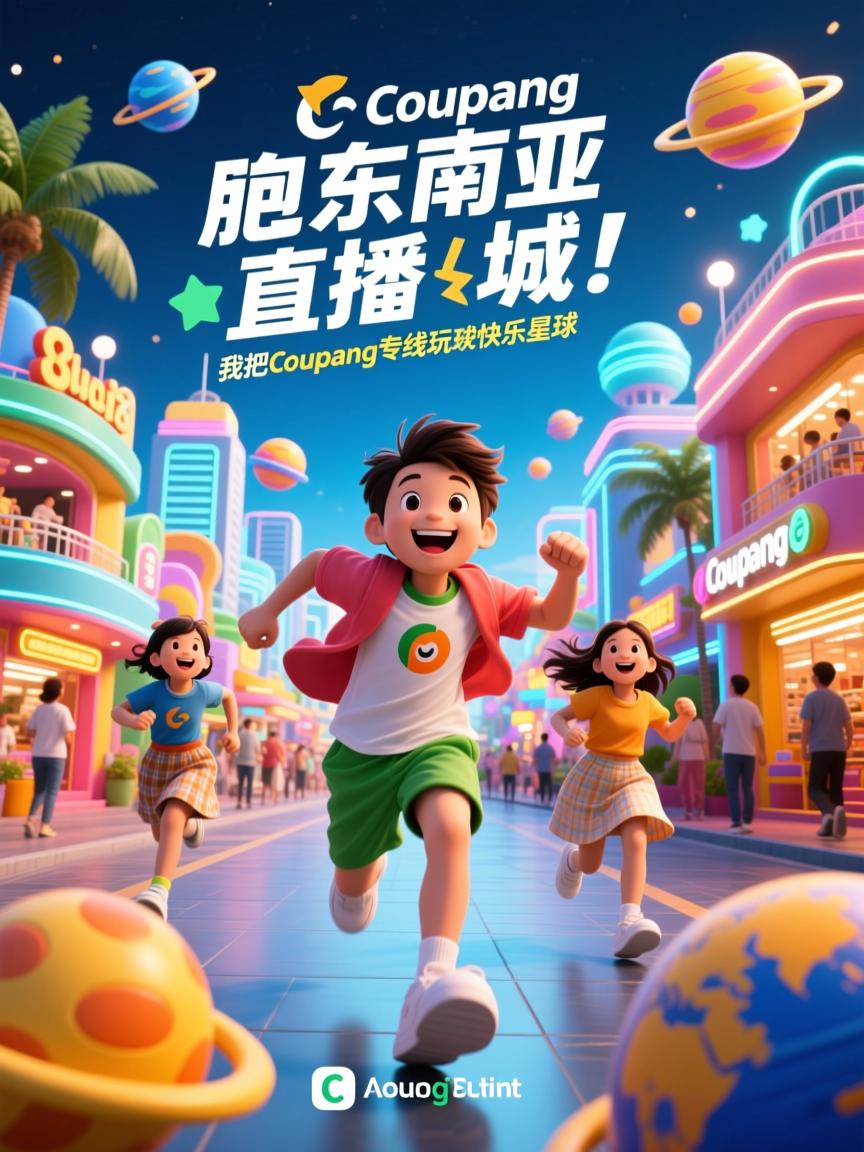 跑遍东南亚直播城,我把Coupang专线玩成快乐星球