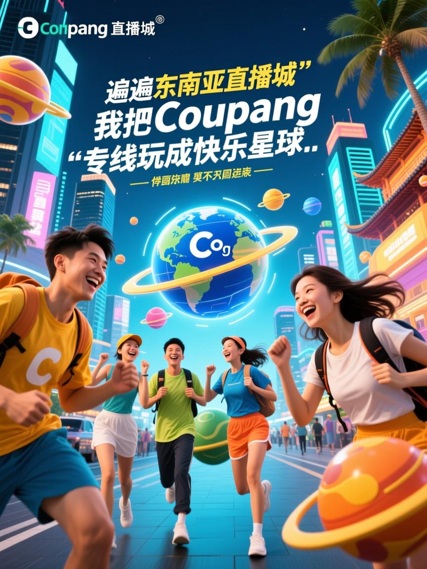 跑遍东南亚直播城,我把Coupang专线玩成快乐星球