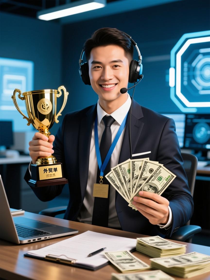 外贸销冠晒单,一张图看懂业务员赚多少钱