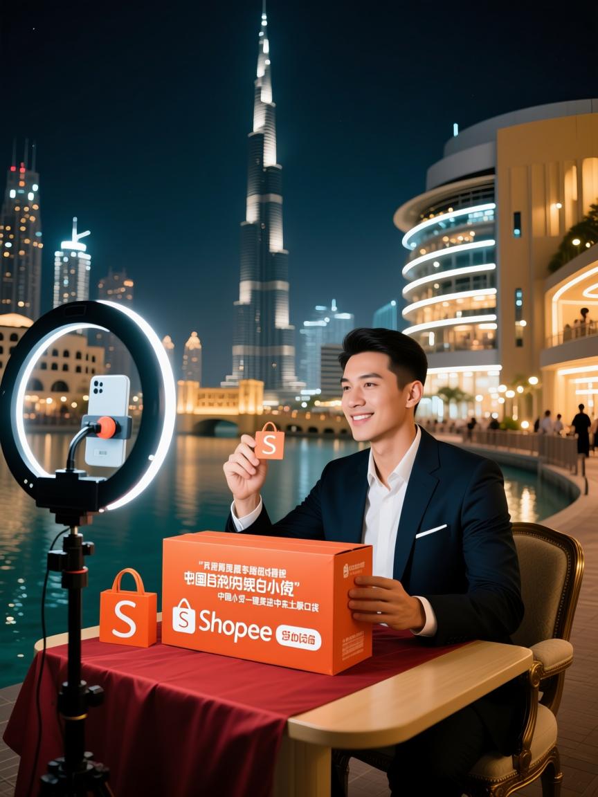 迪拜凌晨两点揭秘,Shopee直播专线如何把中国小货一键卖进中东土豪口袋