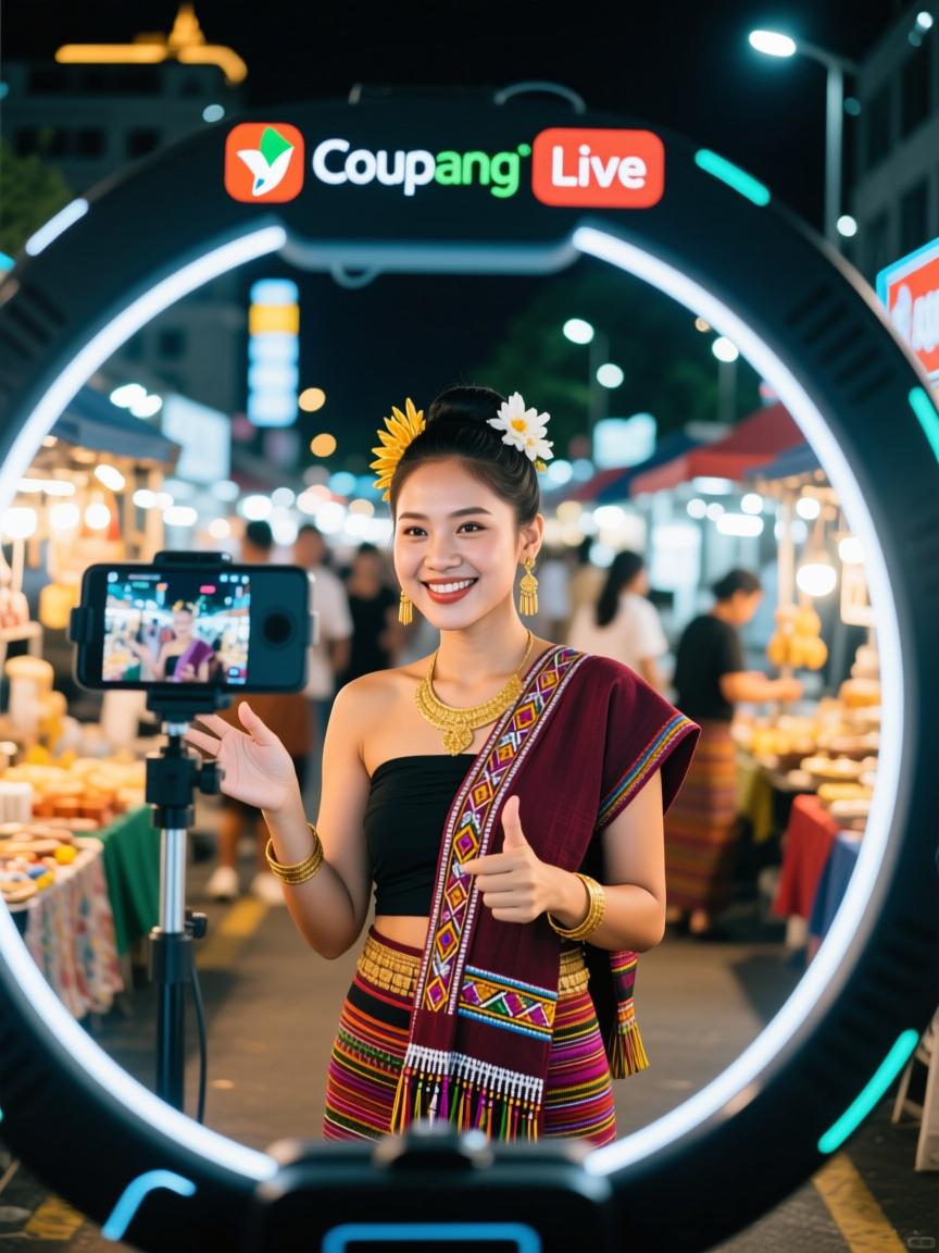 Coupang Live的东南亚土味变形记，首尔直播间杀入雅加达夜市