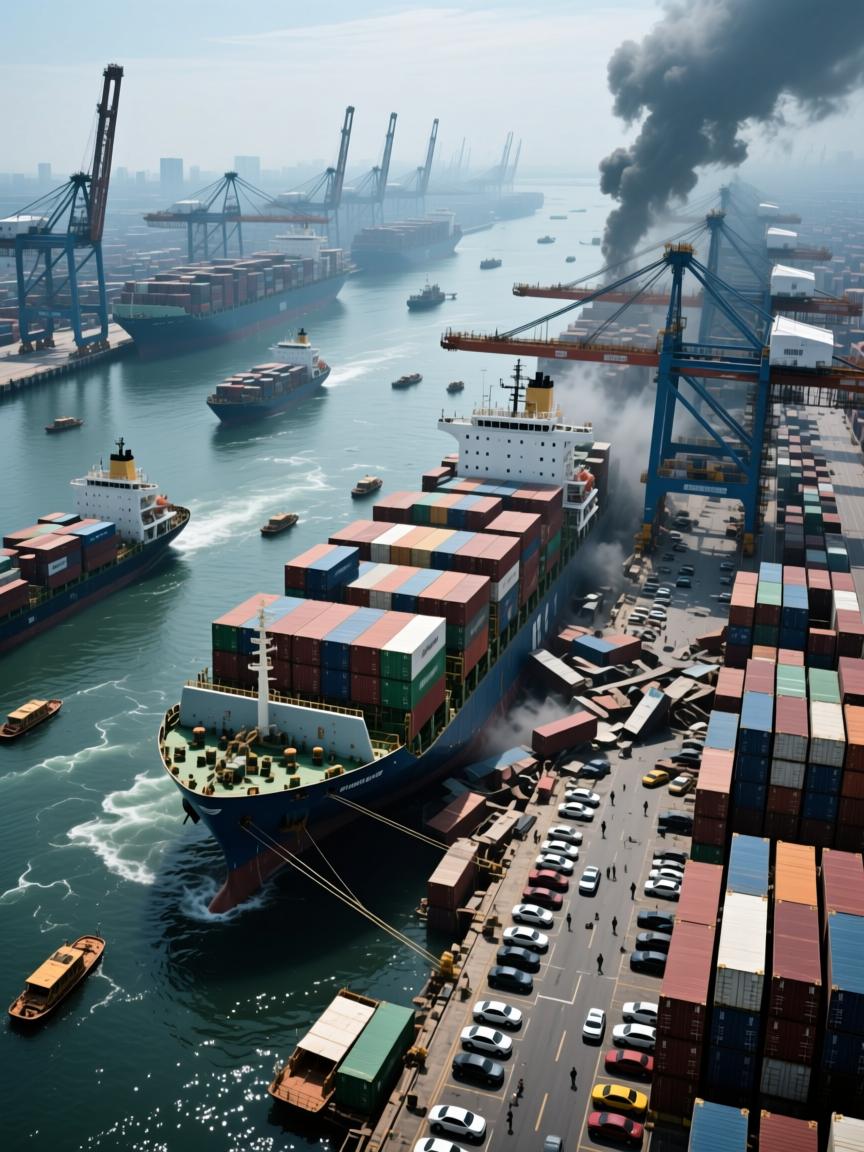 全球港口大瘫痪,货轮堵成海上停车场,外贸人魔幻求生实录