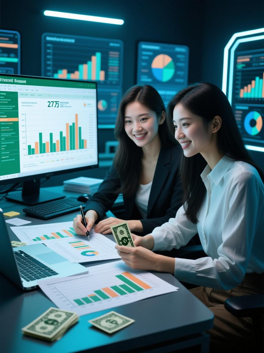 一张Excel表把洋数据变27万，闺蜜的赚钱秘籍