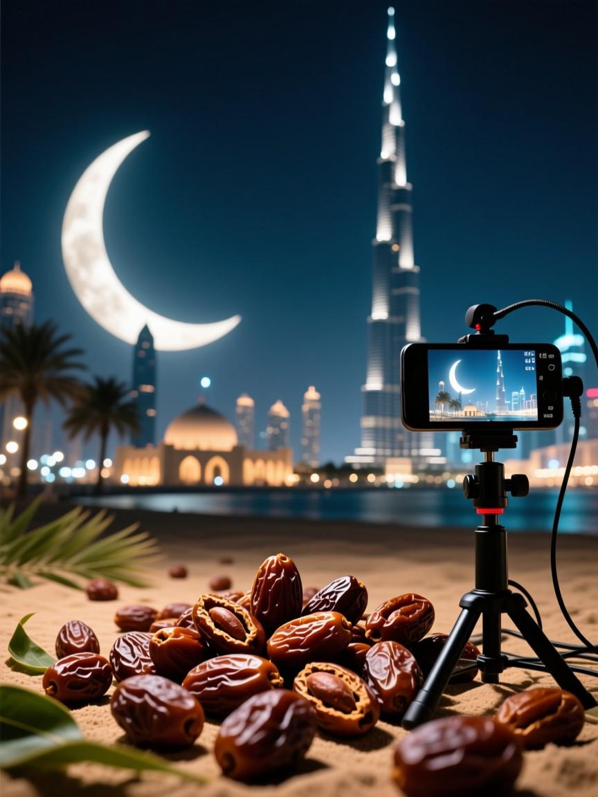 迪拜斋月夜,凌晨三点,椰枣与直播专线的静默赛跑