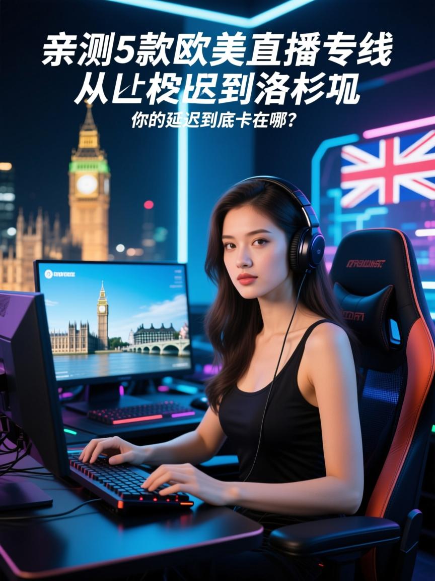 亲测5款欧美直播专线，从伦敦到洛杉矶，你的延迟到底卡在哪？