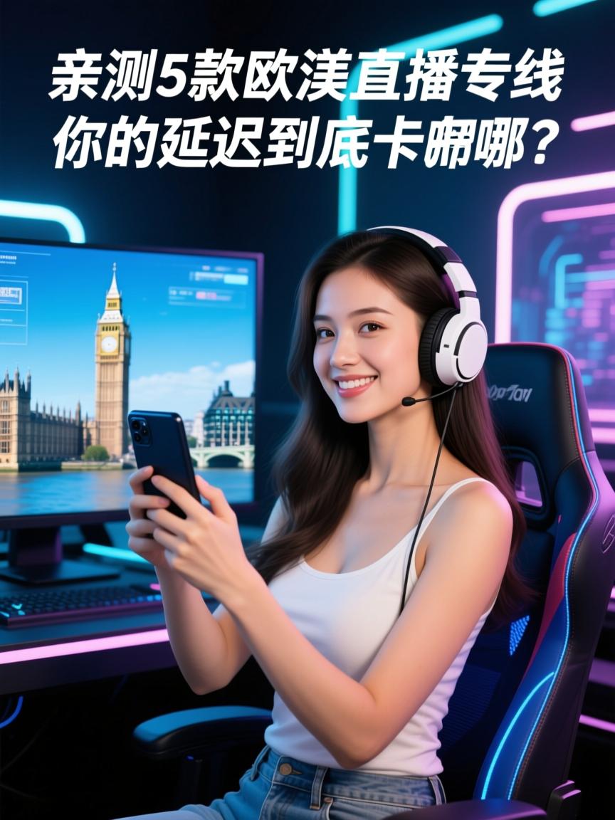 亲测5款欧美直播专线,从伦敦到洛杉矶,你的延迟到底卡在哪?