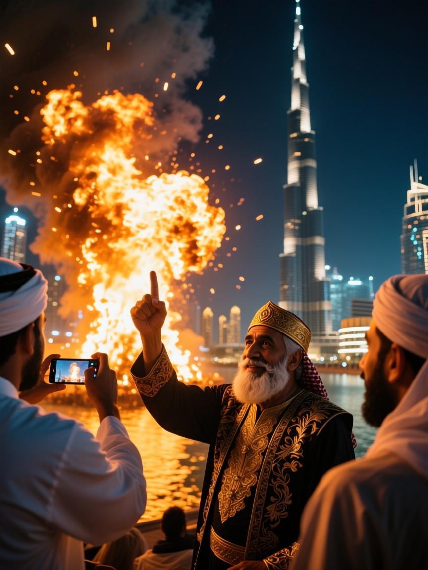 迪拜凌晨3点爆火十万赞,中东老铁都在看的快手黄金档