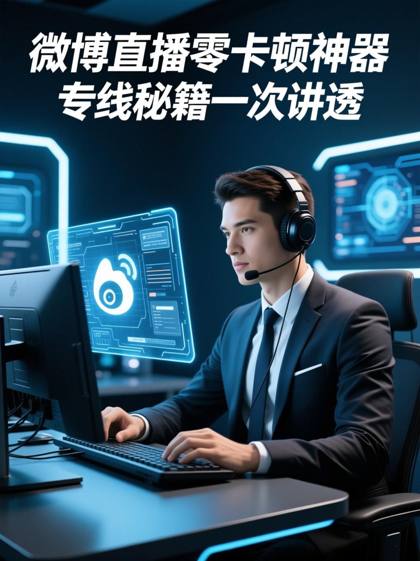 微博直播零卡顿神器,专线秘籍一次讲透