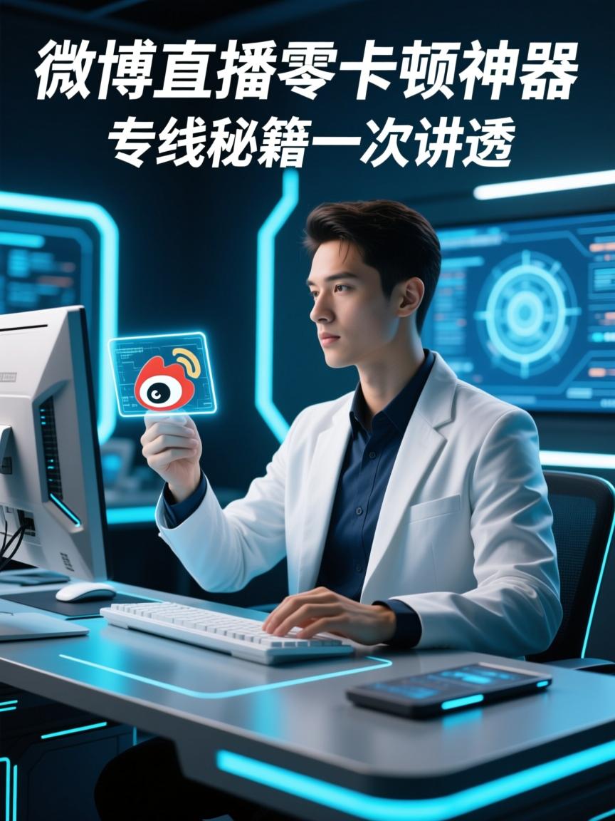 微博直播零卡顿神器,专线秘籍一次讲透