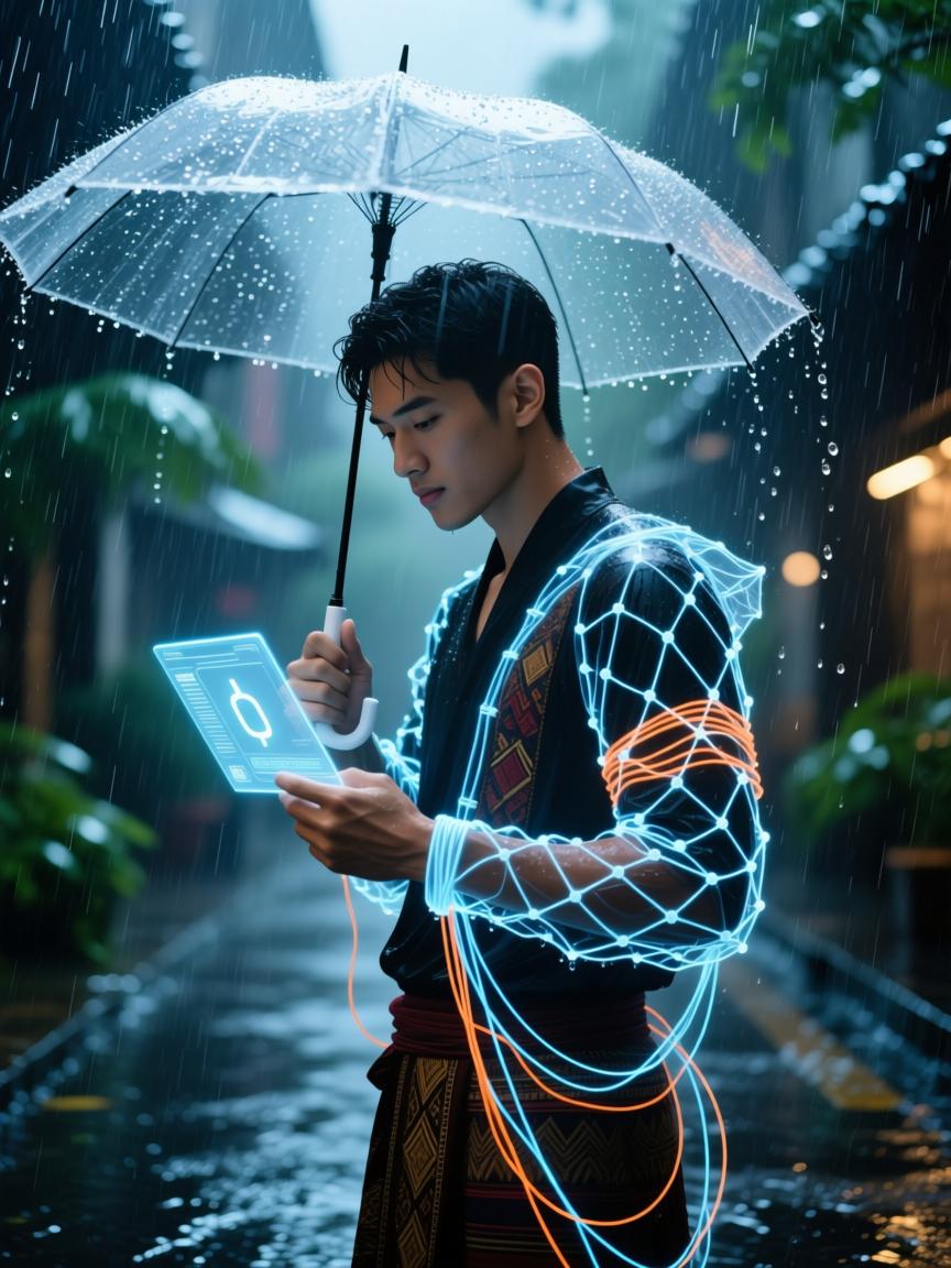 暴雨直播零卡顿！我在东南亚靠隐形网线把雨季变流量密码