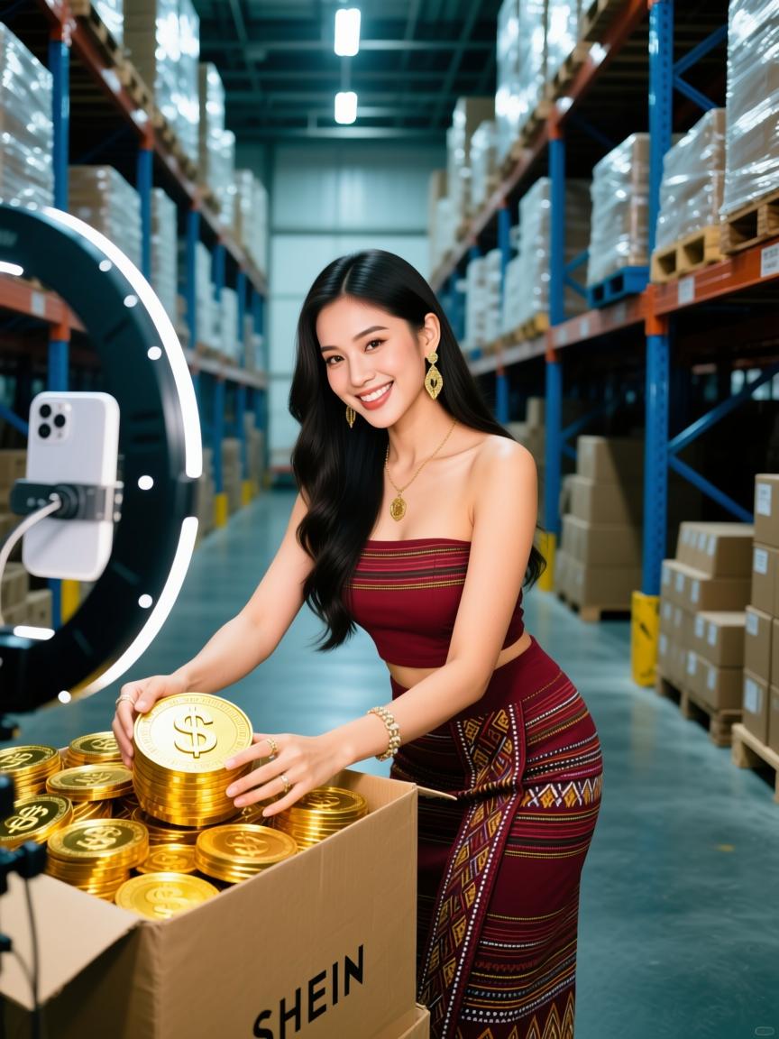 曼谷仓库直播狂薅90万铢，SHEIN小姐姐的野路子东南亚公会战记