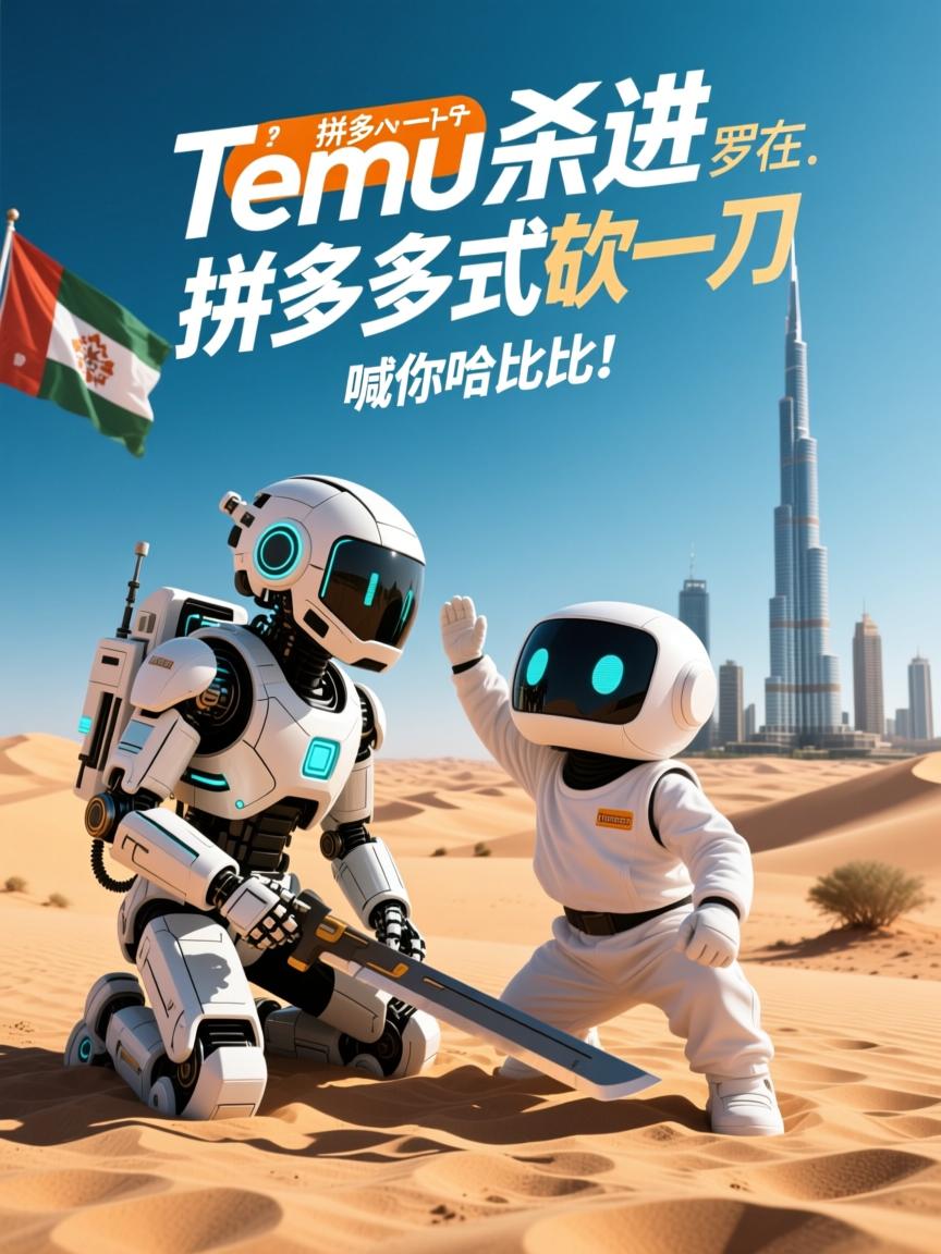 Temu杀进迪拜，拼多多式砍一刀在沙漠里喊你哈比比