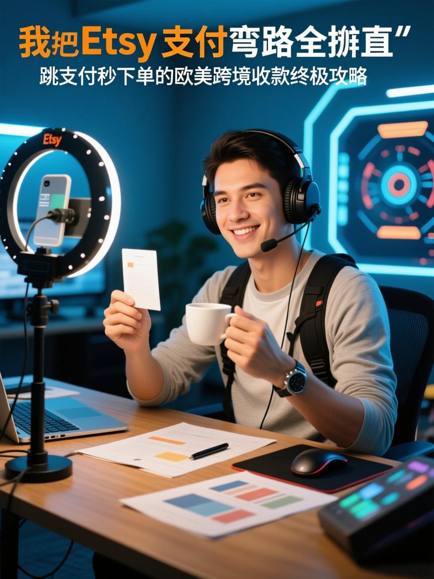 我把Etsy直播支付弯路全掰直，跳支付秒下单的欧美跨境收款终极攻略
