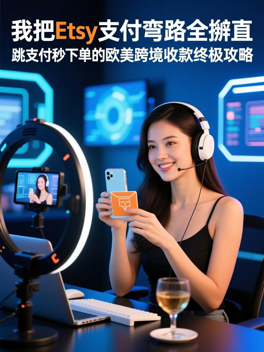 我把Etsy直播支付弯路全掰直,跳支付秒下单的欧美跨境收款终极攻略