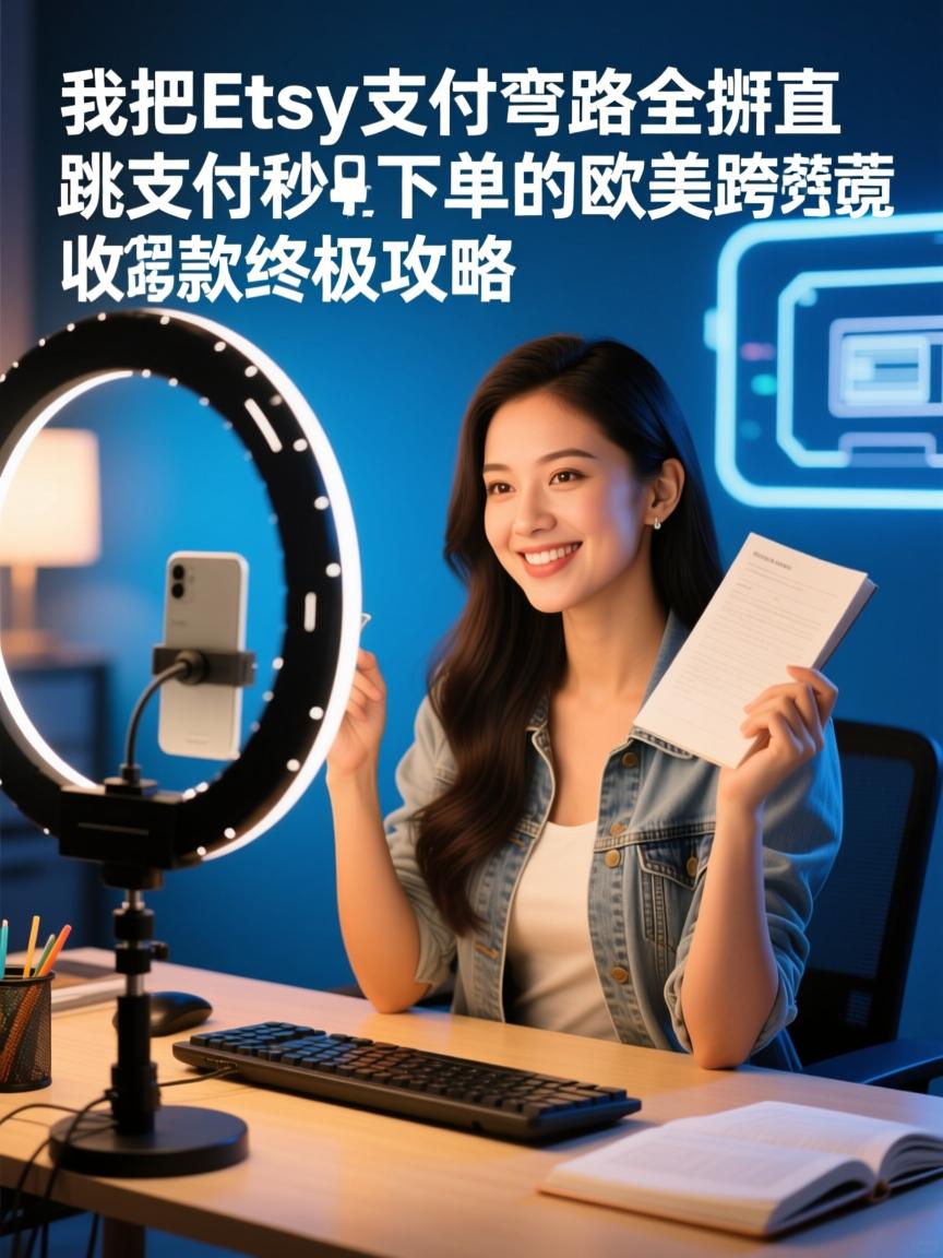 我把Etsy直播支付弯路全掰直,跳支付秒下单的欧美跨境收款终极攻略