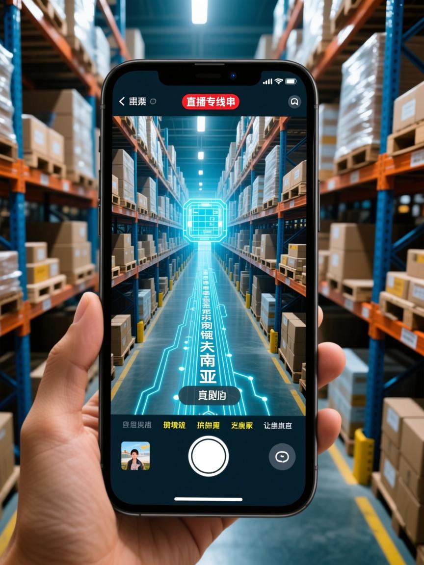 一根直播专线串起东南亚仓库，手机里的直播城让跨境卖家把供应链拍成爆款连续剧