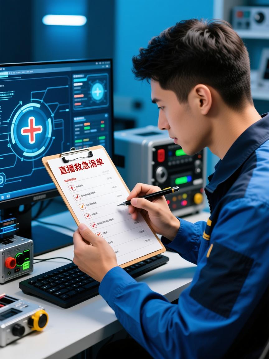 直播救急清单,电商专线设备保命维护指南