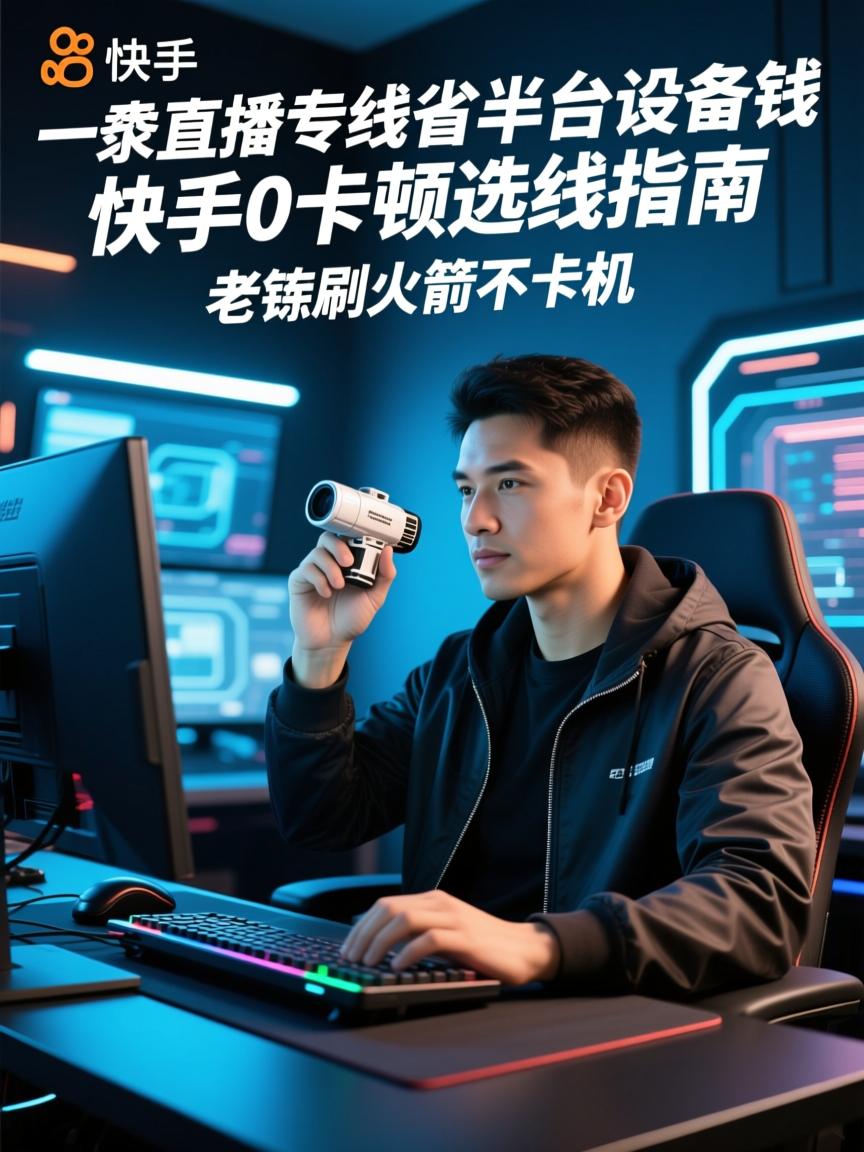 一条直播专线省半台设备钱,快手0卡顿选线指南,老铁刷火箭不卡机