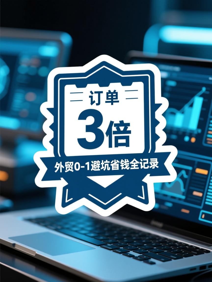 一张认证贴纸让订单翻3倍，外贸0-1避坑省钱全记录