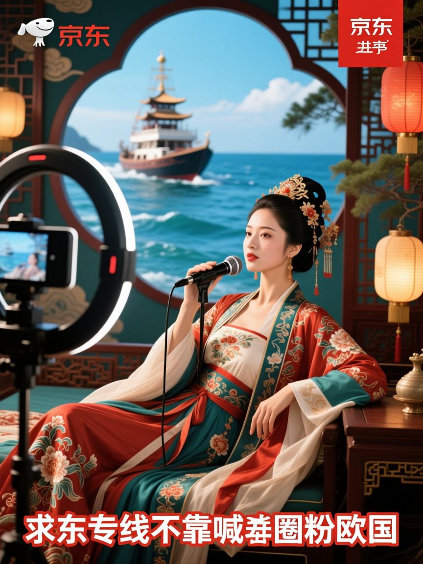 中式松弛感直播出海，京东专线不靠喊麦圈粉欧美